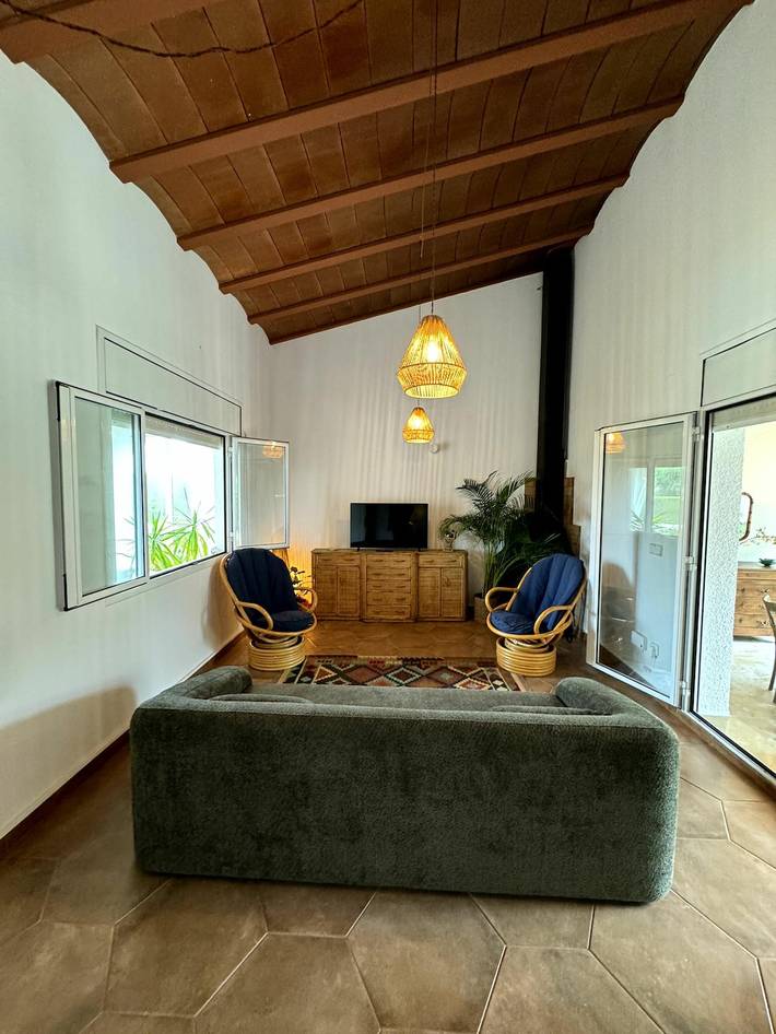 Casa rural para 6 personas, con vistas al mar y terraza además de piscina y jardín, Se admiten mascotas en La Ametlla de Mar - 4