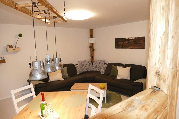 Ferienwohnung für 4 Personen, mit Balkon und Terrasse sowie Garten und Ausblick in Zorge