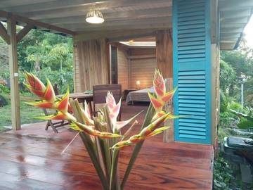 Gîte pour 2 personnes, avec jardin et vue à Pointe-Noire