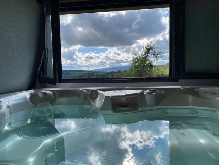 Gîte pour 2 personnes, avec vue ainsi que terrasse et sauna à Viuz-en-Sallaz - 3