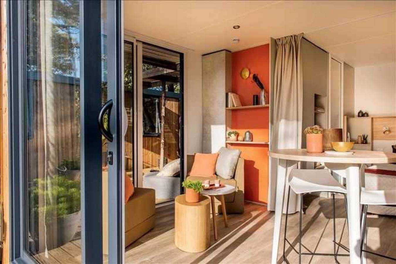 Zecamping 4* locatif Tv Lv clim 21m2 in Plages des Cabanes de Fleury, Vendres