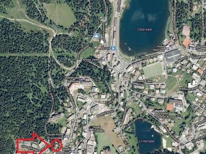 Hütte für 8 Personen, mit Balkon und Garten in Arosa - 4