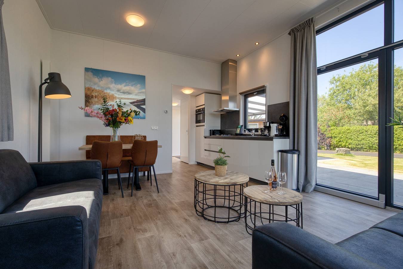 Recreatiepark de Veerstal — Typ B: Cube Chalet für 4 Personen in IJssel