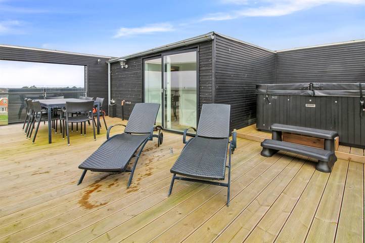 Ferienhaus mit Meerblick für 8 Personen, mit Whirlpool und Terrasse, mit Haustier auf Rømø - 3