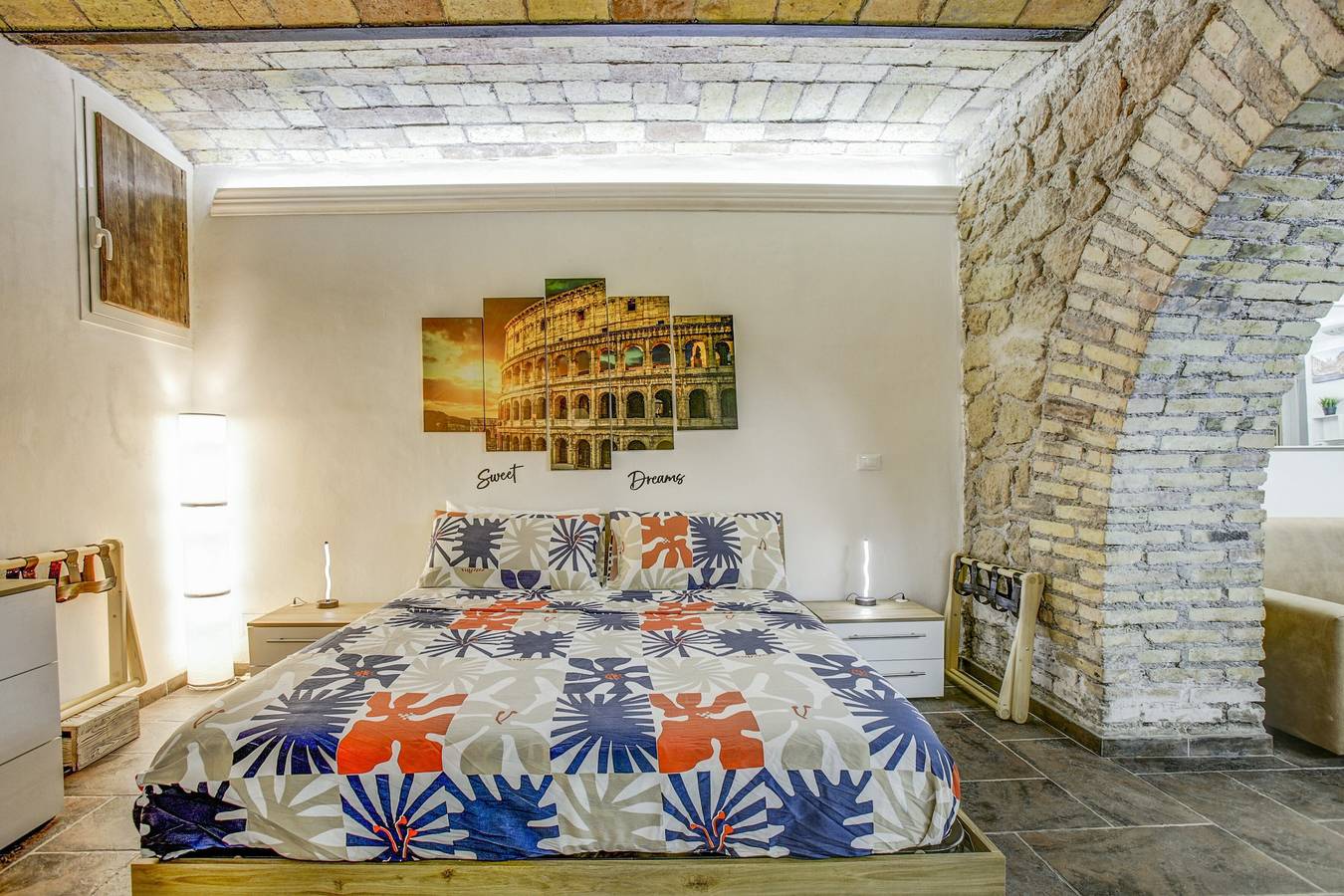 Geheel appartement, Appartement 'Delightful Pigneto' met Wi-Fi en Airconditioning in Rome, Provincie Rome