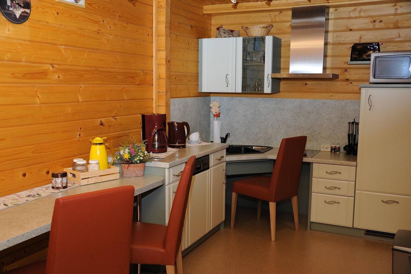 Ferienwohnung im Holzblockhaus in Hermsdorf, Mittlere Erzgebirge