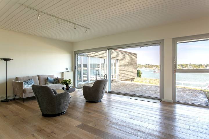 Villa « Glaz - Vue rivière de Crac'h » et terrasse in La Trinité-sur-Mer, Côte des Mégalithes