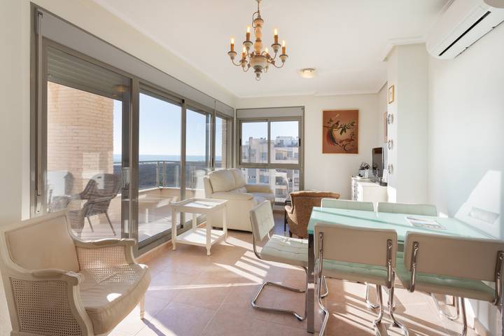 Entire apartment, Penthouse 10th floor Residencial "Puerto Marino" near Port with Spectacular Sea View & Pool in Guardamar del Segura, Costa Blanca