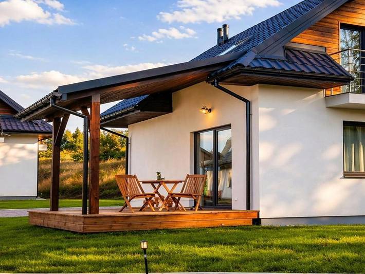 Dom dla 8 osób, z sauna i ogród oraz jacuzzi w Smerek