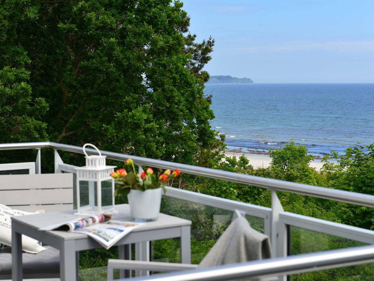 Ganze Ferienwohnung, Ferienwohnung Strandperle mit Meerblick - Strandperle in Breege, Rügen