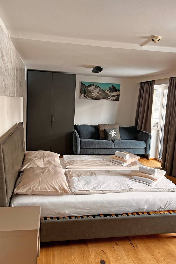 Vakantieappartement voor 6 personen, met sauna en balkon in Saalbach
