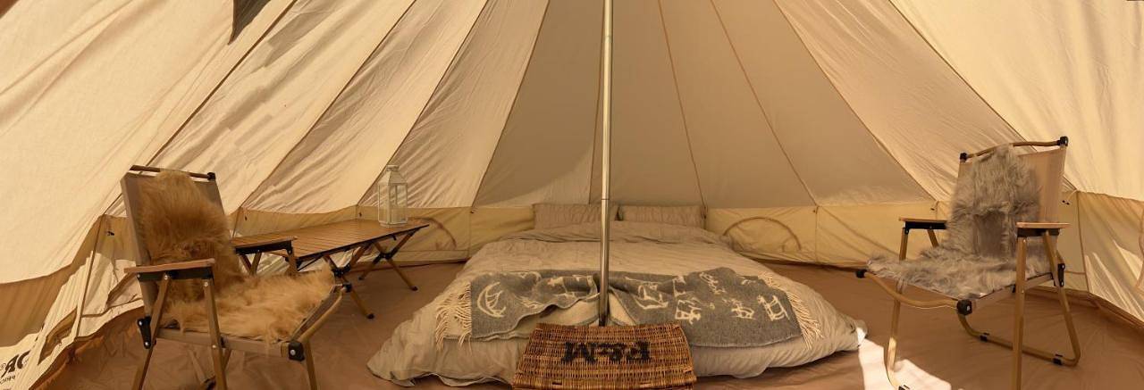Bell Tent 4m and 7m Fossewold Cotswold Camping in Gloucestershire