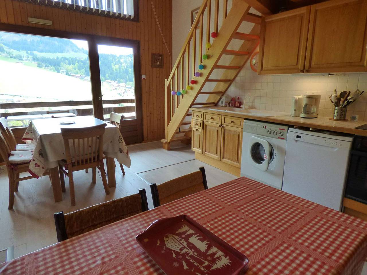 Ganze Wohnung, 3-Zimmer-Wohnung + Galerie, 6 Pers., Pistenblick, Garage in Chinaillon, Le Grand-Bornand