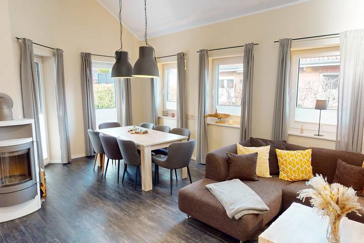 Ferienhaus für 8 Personen, mit Balkon und Terrasse sowie Garten und Sauna in Surf- und Kitestrand, Pelzerhaken