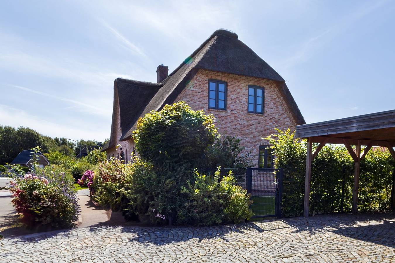Reetdachhaus "Krabbenhuus"- Erleben Sie Luxus und Komfort für 8 Personen mit Sauna in St. Peter-Bad, St. Peter-Ording