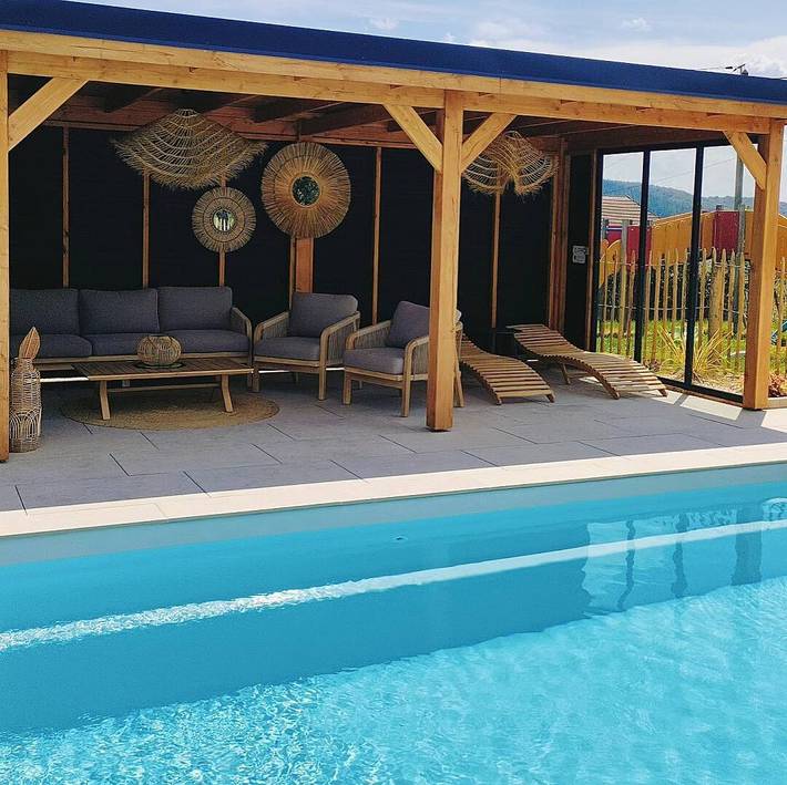 Chalet pour 5 personnes, avec balcon ainsi que piscine et jardin dans Côte-d'Or - 4