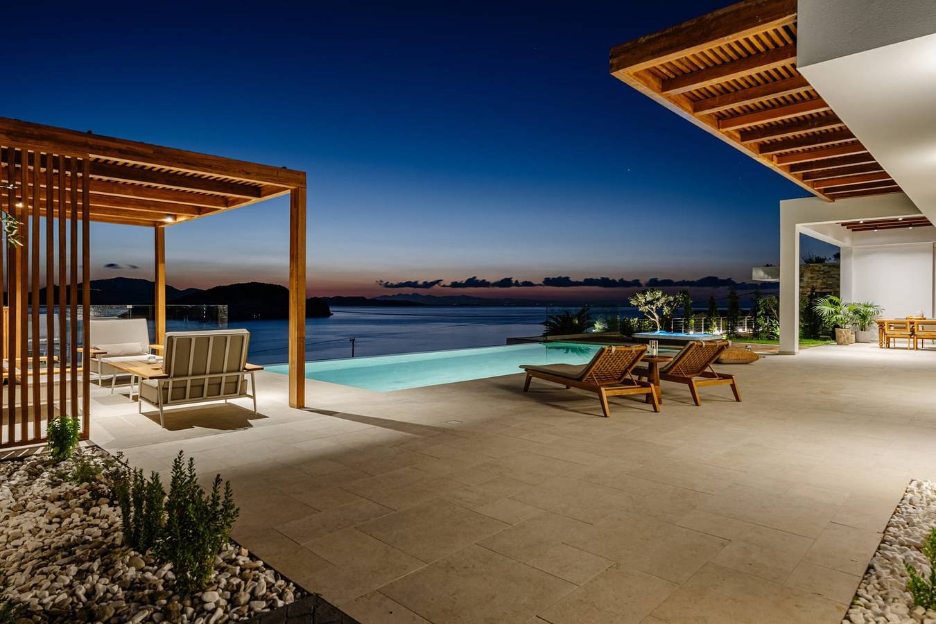 Villa für 5 Personen mit Meerblick in Keri, Laganas