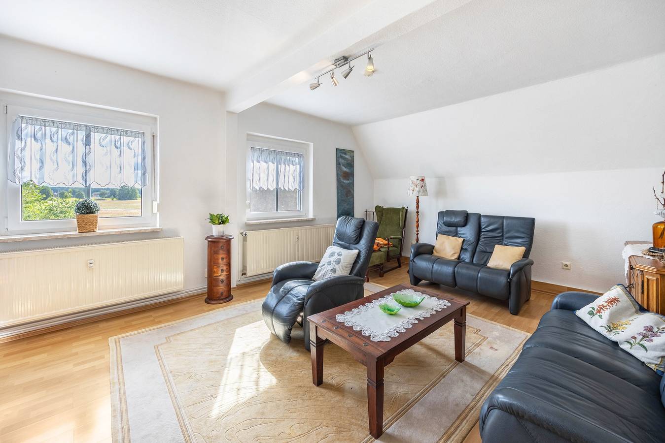 Ganze Wohnung, Apartment Ruheinsel für 3 Personen, mit privater Terasse in Annaburg, Wittenberg (Landekris)