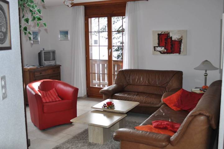 Ferienwohnung für 4 Personen, mit Balkon und Garten in Flumserberg