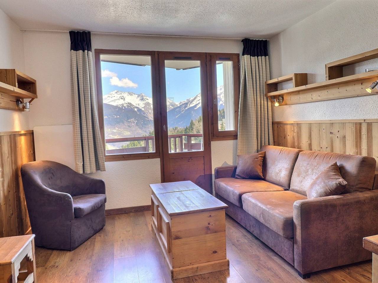Ganze Wohnung, Gemütliche Ferienwohnung, 25 m², 4 Personen, Balkon, Fußnähe zu Skipisten, Courchevel-La Tania in La Tania, La Perrière