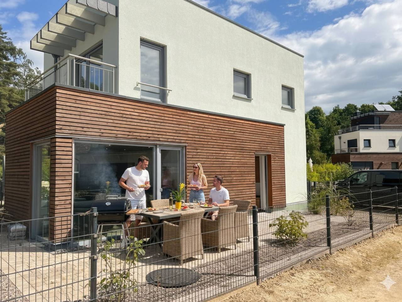 Ferienhaus Pepe` mit großer Dachterrasse und Seeblick - Pepe in Krakow am See, Mecklenburgische Seenplatte