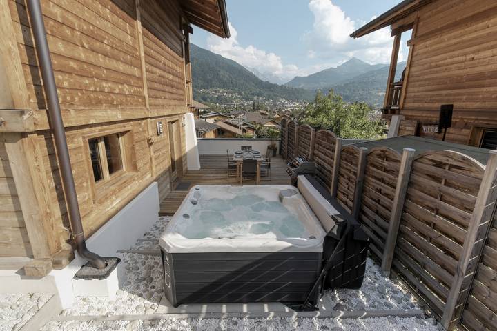 Location de vacances pour 6 personnes, avec jacuzzi ainsi que terrasse et jardin à Passy - 3