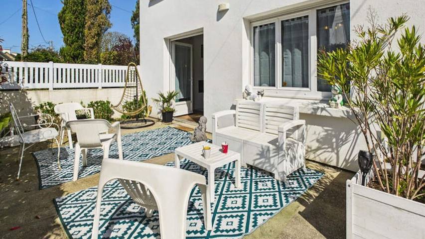 Appartement de vacances pour 5 personnes, avec jardin