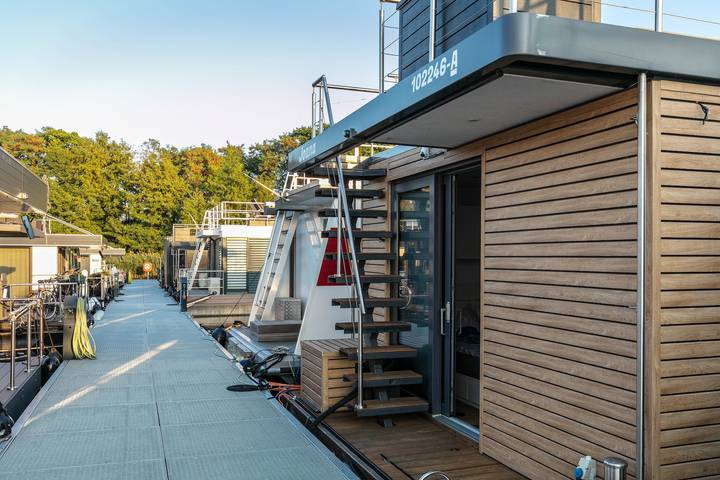 Boot voor 5 personen, met Balkon en Uitzicht op het meer