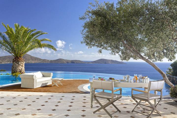 Resort per 6 persone, con Idromassaggio e Terrazza nonché Giardino e Sauna a Creta