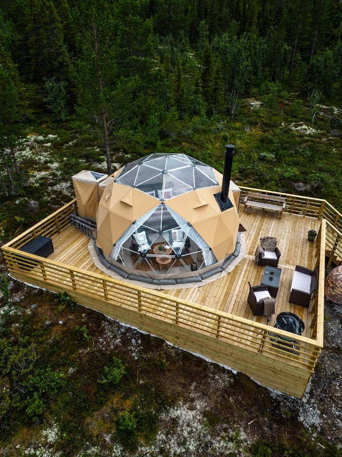 Camping für 2 Personen, mit Terrasse und Ausblick in Norwegen - 2
