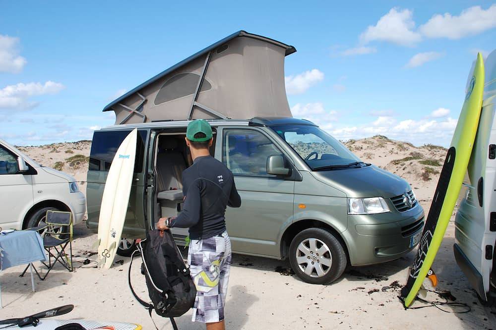 Camper Vw California in Flag Beach, La Oliva
