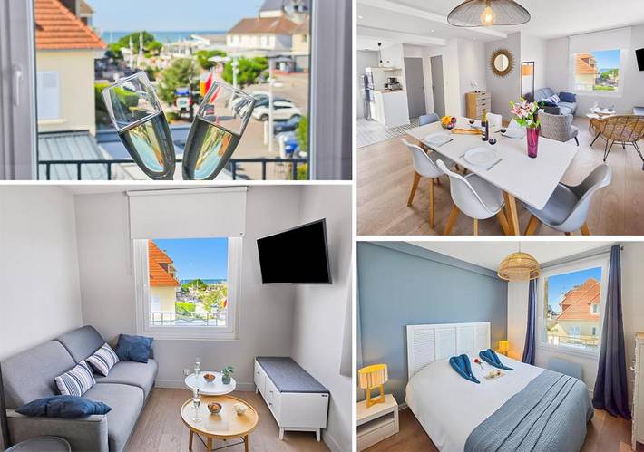 Ferienwohnung für 4 Personen, mit Ausblick