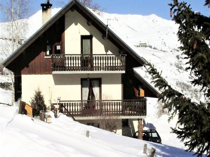 Chalet pour 12 personnes, avec balcon, adapté aux familles dans Le Corbier