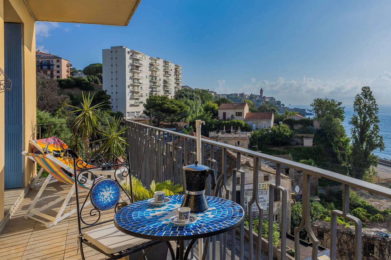 Ganze Wohnung, U mo locu santu - Climatisé, vue mer in Bastia, Cap Corse