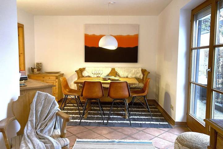 Ferienwohnung für 7 Personen, mit Sauna und Balkon in Grabenstätt