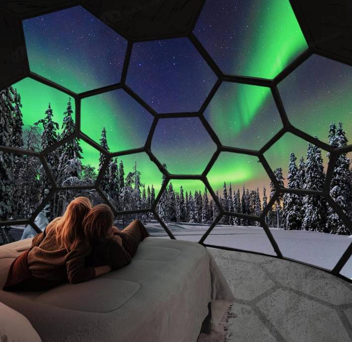 Ferienhaus für 4 Personen, mit Sauna und Garten sowie Whirlpool, kinderfreundlich in Lappland (Schweden)