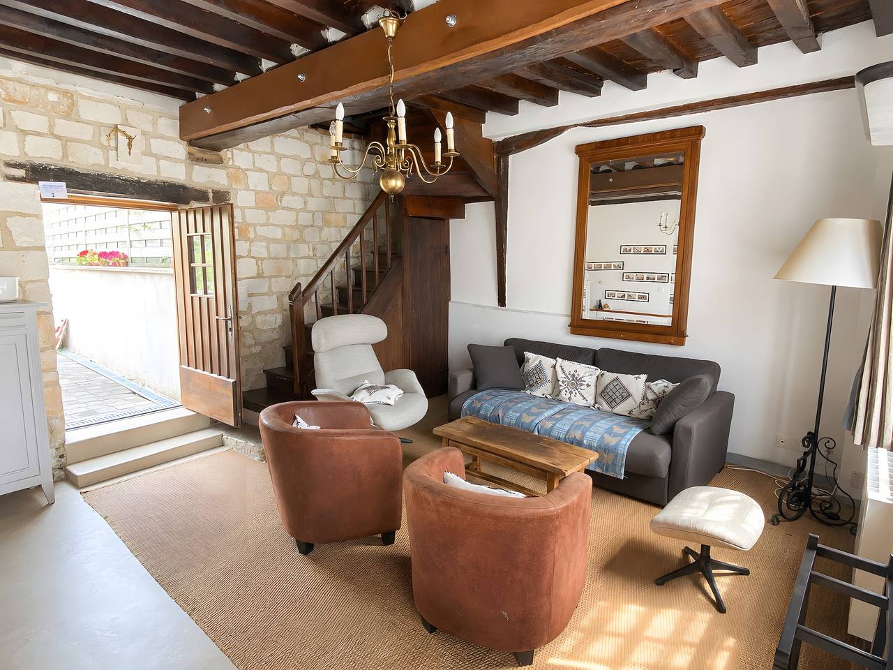 Maison de Vacances 'La Maison Du Bec' avec Terrasse Privée, Jardin Privé et Wi-Fi in Le Bec-Hellouin, Région de Bernay
