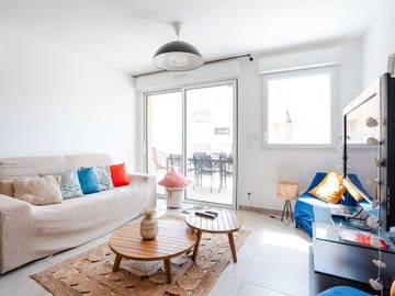 Gîte pour 4 personnes, avec terrasse dans Office De Tourisme De Narbonne Plage
