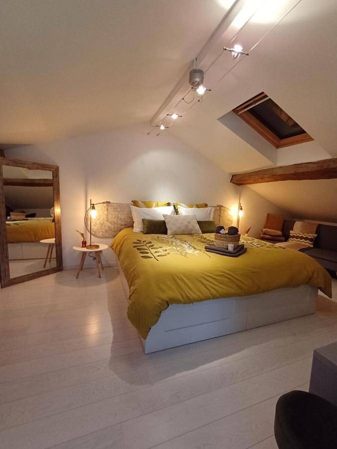 Chambre d’hôte pour 4 personnes, avec Terrasse et Jardin