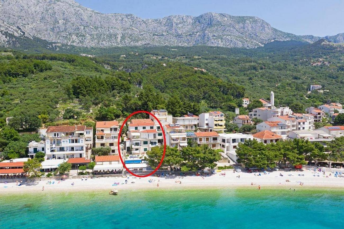 Ganze Wohnung, 1-Zimmer-Ferienwohnung am Strand Tucepi, Makarska A-21719-a in Tucepi, Makarska Riviera