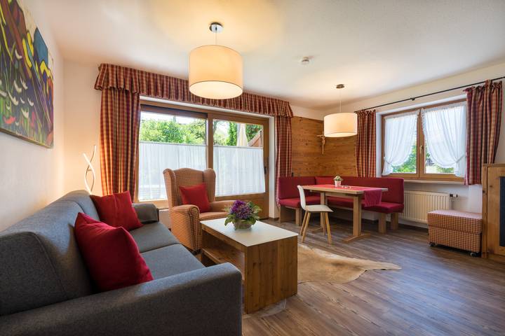 Pension für 2 Personen, mit Terrasse und Garten sowie Sauna in Oberstdorf