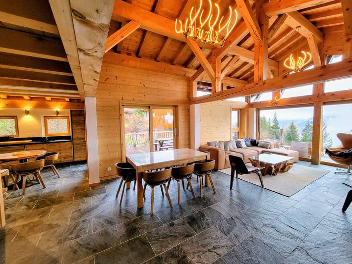 Chalet pour 10 personnes, avec Terrasse