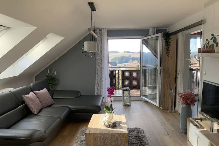 Ferienwohnung für 4 Personen, mit Balkon und Garten sowie Pool und Sauna in Schauenstein - 3