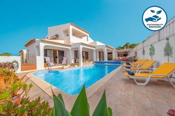 Chalet para 10 personas, con jardín y balcón en Algarve