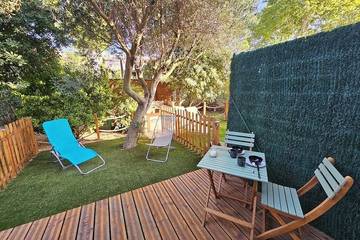 Gîte pour 2 personnes, avec jardin et jacuzzi à Mireval