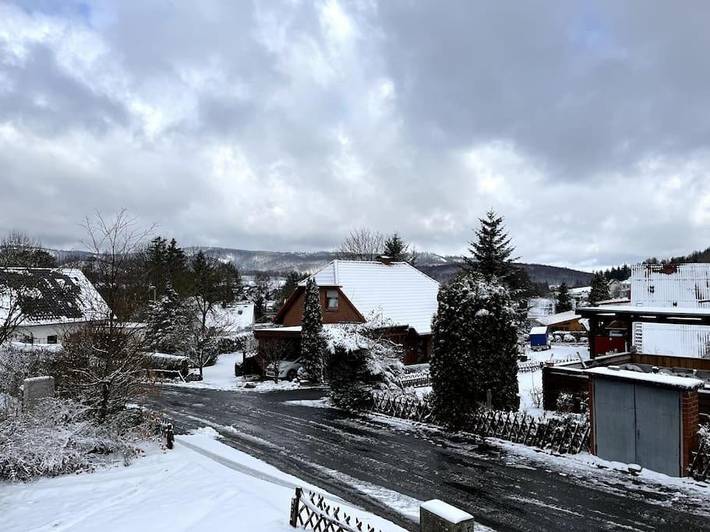 Ferienwohnung für 4 Personen, mit Terrasse und Garten sowie Sauna und Ausblick in Wolfshagen