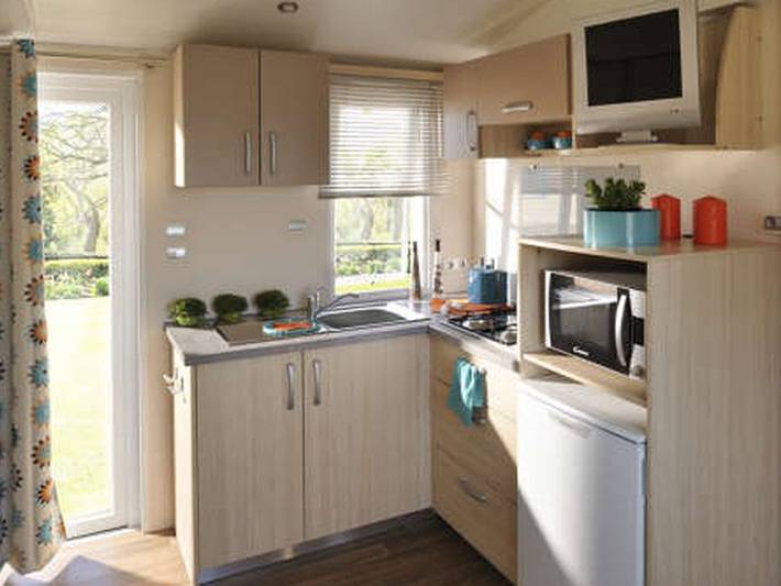 Mobil home pour 4 personnes, avec terrasse à Annot - 3