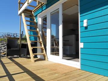 Hausboot für 3 Personen, mit Terrasse und Ausblick, mit Haustier an der Ostsee