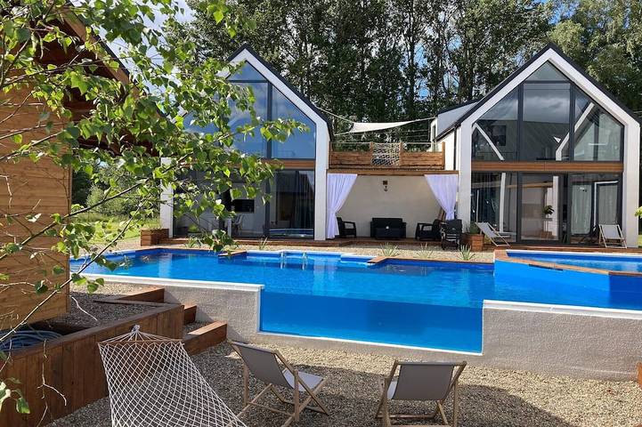 Ferienhaus für 5 Personen, mit Whirlpool und Terrasse sowie Pool und Sauna in Swinemünde