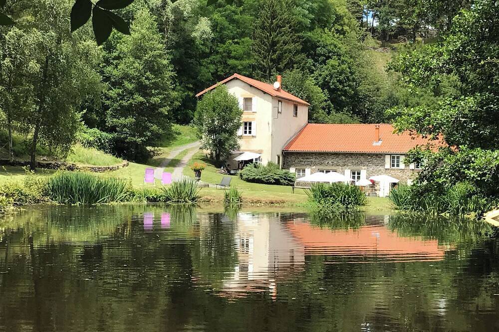 Ancien moulin, étang privé , piscine chauffée in Saint-Paulien (Haute-Loire), Haute-Loire